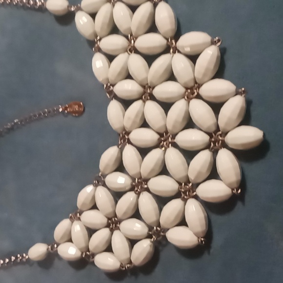 JACK E OHS  NYC Bib necklace.on a stainless roll chain. - Picture 5 of 11